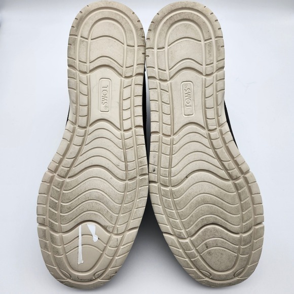 TOMS Men's Black Leather Hillside Lace Up Ankle Chukka Boots Size 9.5 - Picture 9 of 9